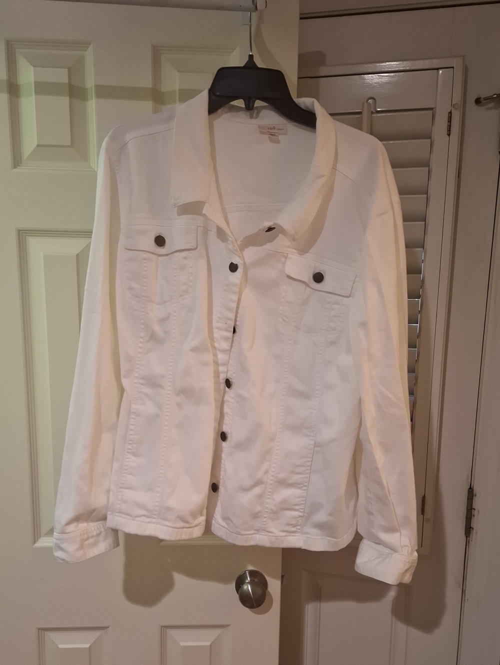 J. Jill White Jean Jacket